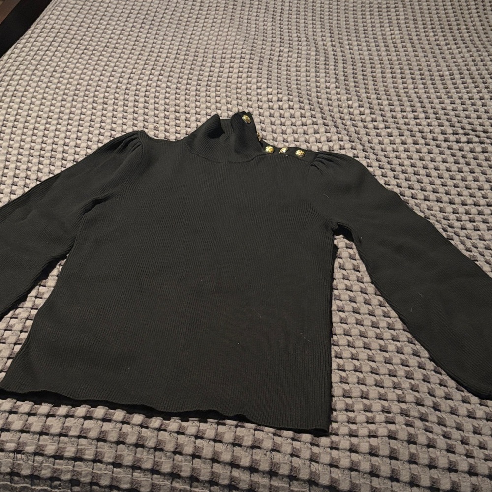 Ralph Lauren Black Label Black Turtleneck Sweater